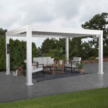 14×10 Windham Modern Steel Pergola