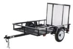 Carry-On Trailer 4-ft x 7-ft Steel Mesh Utility Trailer